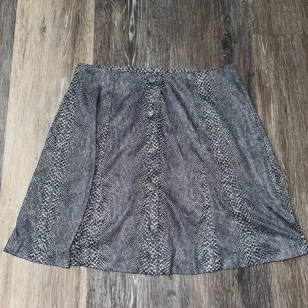 Anasets Made in USA Snakeskin Mini Skirt - Size S